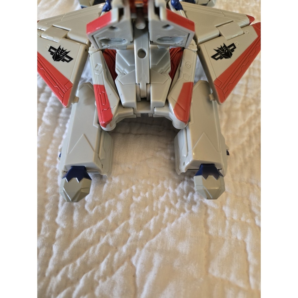 Hasbro Transformers Movie 2007 Starscream Decepticon Figure Plane Red Blue - Picture 5 of 7
